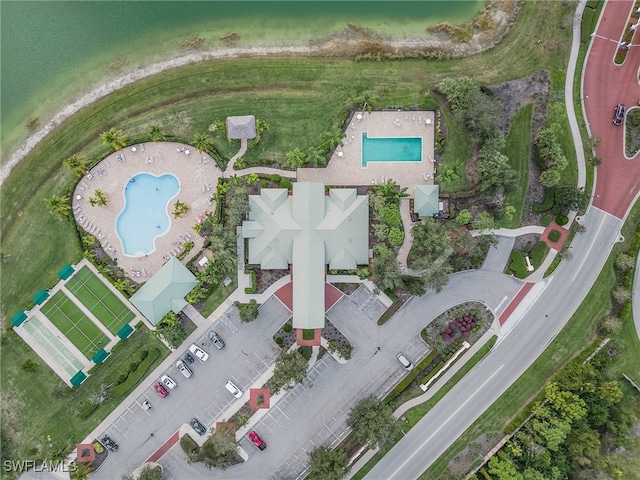 20551 Long Pond Rd, North Fort Myers, FL 33917 - aerial view of property's location featuring a pool