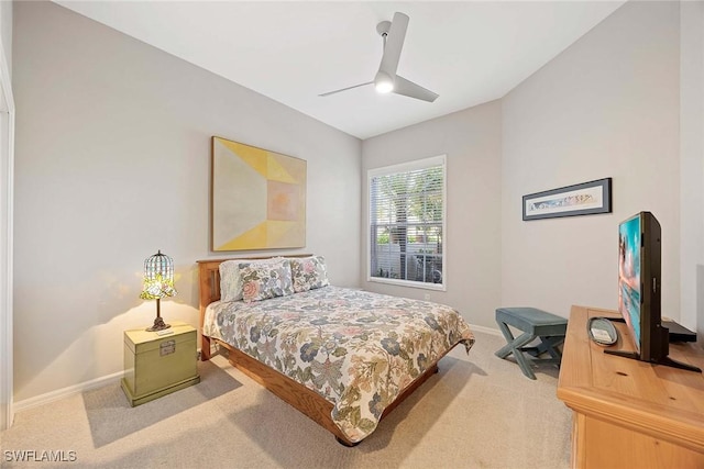 24400 Reserve Ct Unit 103, Bonita Springs, FL 34134 - bedroom featuring carpet and ceiling fan