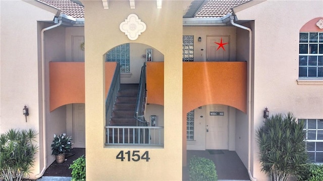 4154 Castilla Cir Unit 204, Fort Myers, FL 33916 - view of building exterior featuring stairway