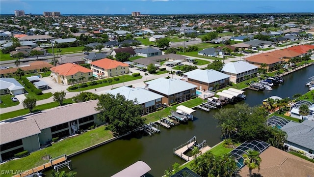 841 SW 47th Ter Unit 206, Cape Coral, FL 33914 - aerial perspective of suburban area with a nearby body of water