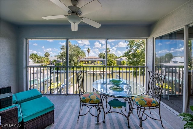 841 SW 47th Ter Unit 206, Cape Coral, FL 33914 - view of sunroom / solarium