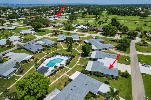 5554 Hamlet Ln, Fort Myers, FL 33919 - view of property location featuring a nearby body of water and a local golf course