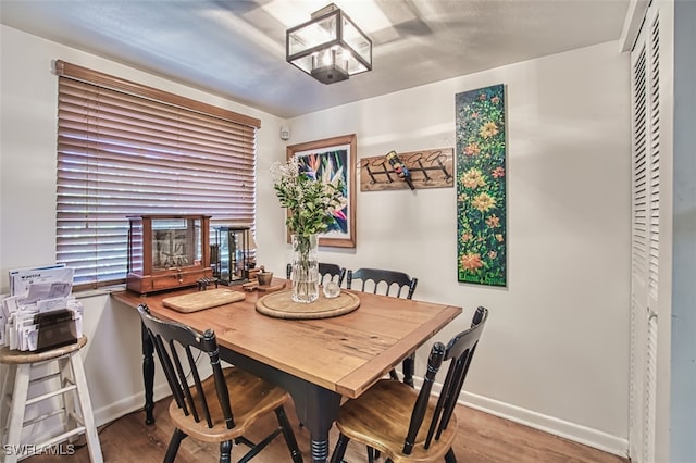 5554 Hamlet Ln, Fort Myers, FL 33919 - dining area with wood finished floors