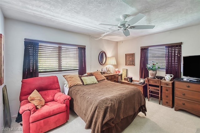 5554 Hamlet Ln, Fort Myers, FL 33919 - bedroom featuring carpet floors and ceiling fan