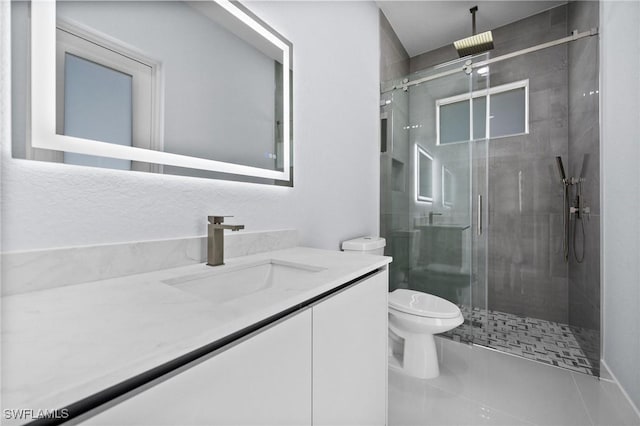 3990 27th Ave NE, Naples, FL 34120 - bathroom with vanity and a shower stall