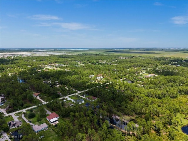 3990 27th Ave NE, Naples, FL 34120 - aerial overview of property's location with a heavily wooded area