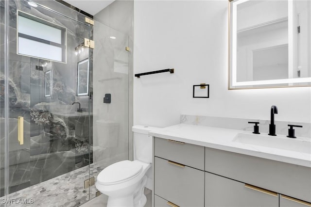 1018 Calvin Ave, Lehigh Acres, FL 33972 - full bath with vanity and a marble finish shower