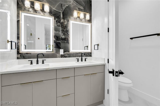 1018 Calvin Ave, Lehigh Acres, FL 33972 - bathroom with double vanity and toilet