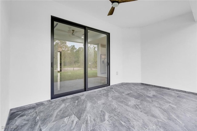 1018 Calvin Ave, Lehigh Acres, FL 33972 - empty room with a ceiling fan