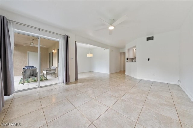 2810 Citrus Lake Dr Unit U101, Naples, FL 34109 - spare room featuring ceiling fan and light tile patterned floors
