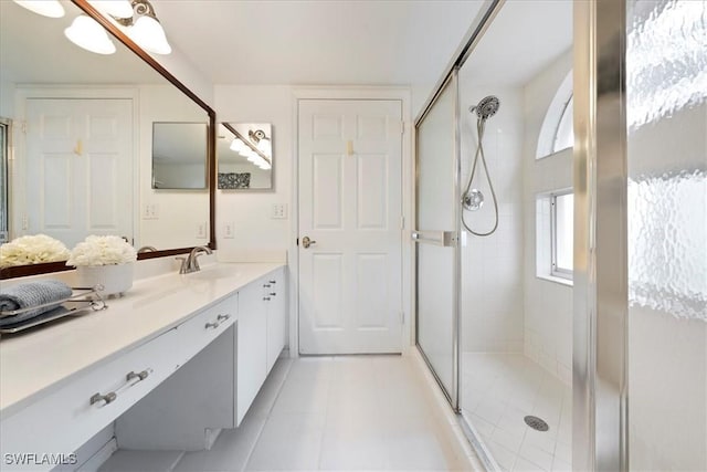 2810 Citrus Lake Dr Unit U101, Naples, FL 34109 - full bathroom with a shower stall and vanity