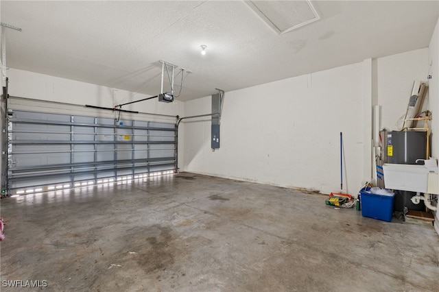 8169 Silver Birch Way, Lehigh Acres, FL 33971 - garage featuring a garage door opener and electric panel