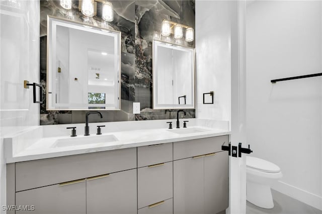 1018 Clayton Ave, Lehigh Acres, FL 33972 - full bath with double vanity and toilet