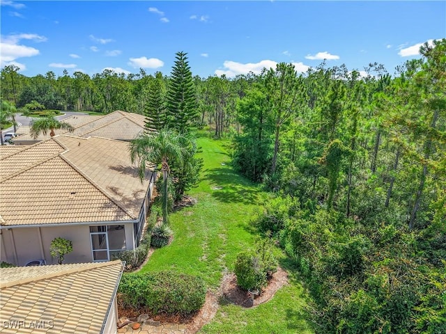 20698 Marathona Ct, North Fort Myers, FL 33917 - drone / aerial view of a heavily wooded area