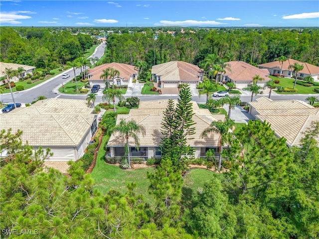 20698 Marathona Ct, North Fort Myers, FL 33917 - aerial perspective of suburban area featuring a forest