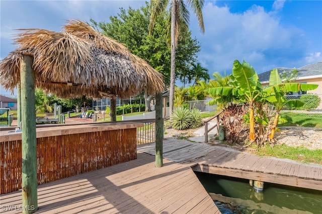 4200 SW 3rd Ave, Cape Coral, FL 33914 - dock featuring a wooden deck
