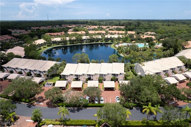 2396 Hidden Lake Dr Unit 3, Naples, FL 34112 - aerial view of residential area featuring a nearby body of water