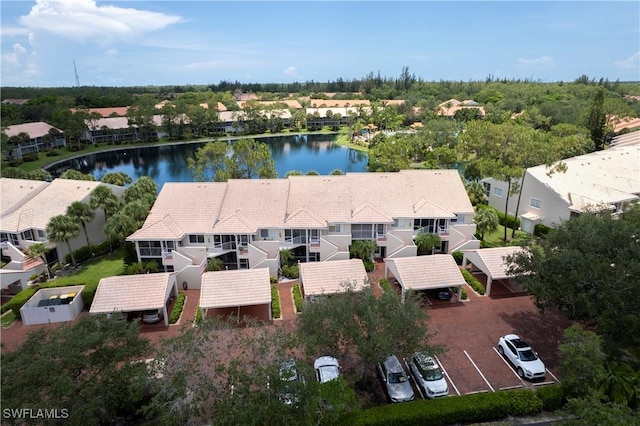 2396 Hidden Lake Dr Unit 3, Naples, FL 34112 - aerial view of residential area featuring a nearby body of water