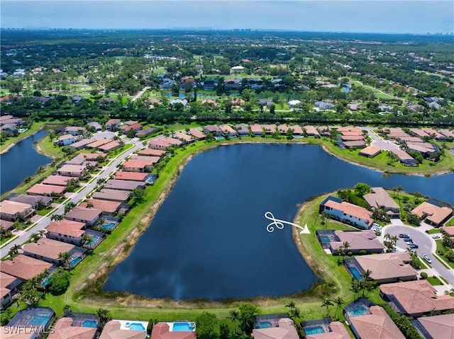 3910 Glacier Ct, Naples, FL 34119 - aerial view of property's location featuring a nearby body of water and nearby suburban area