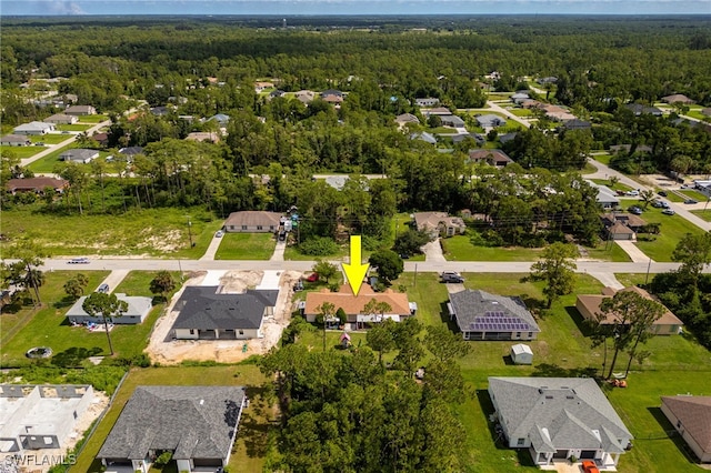 5421/5423 Centennial Blvd, Lehigh Acres, FL 33971 - aerial view of property's location featuring nearby suburban area
