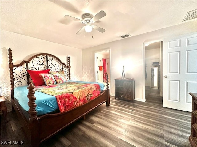 2675 70th Ave NE, Naples, FL 34120 - bedroom featuring wood finished floors and ceiling fan