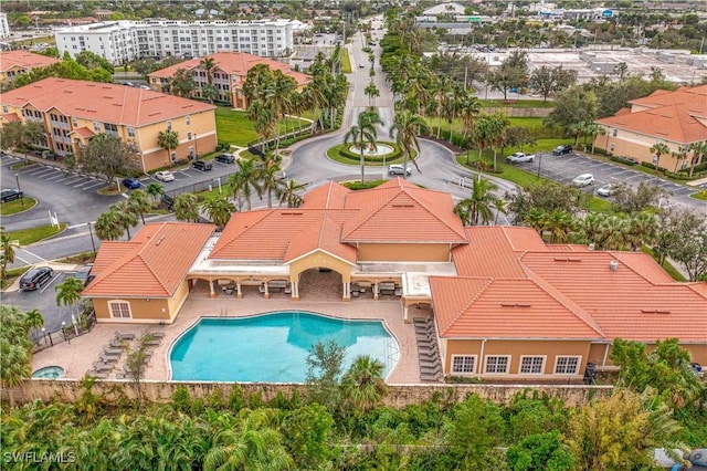 9015 Colby Dr Unit 2010, Fort Myers, FL 33919 - drone / aerial view of a pool