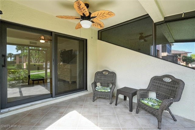 1506 Mainsail Dr Unit 1, Naples, FL 34114 - view of patio featuring a ceiling fan