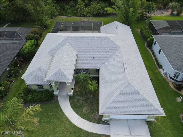 23447 Olde Meadowbrook Cir, Estero, FL 34134 - aerial view of property and surrounding area
