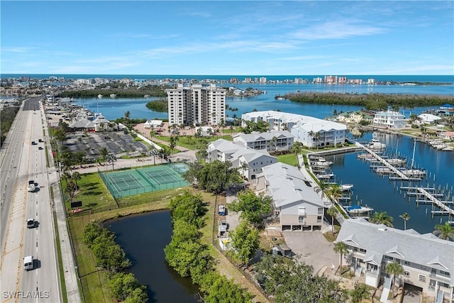 18068 San Carlos Blvd Unit 515, Fort Myers Beach, FL 33931 - aerial view of a large body of water and numerous boat docks