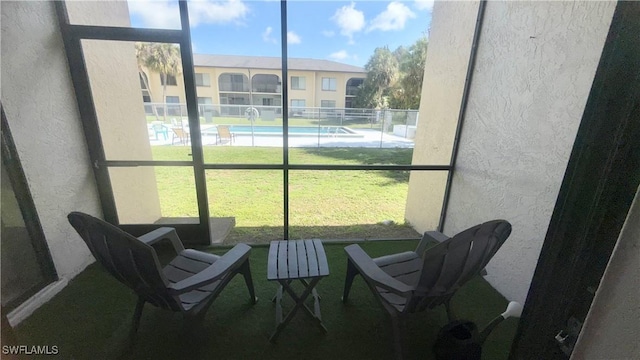 606 Gerald Ave Unit 115, Lehigh Acres, FL 33936 - view of sunroom