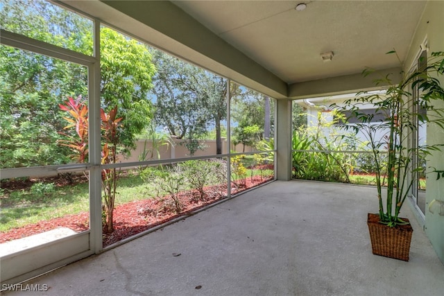 8677 Pegasus Dr, Lehigh Acres, FL 33971 - view of unfurnished sunroom