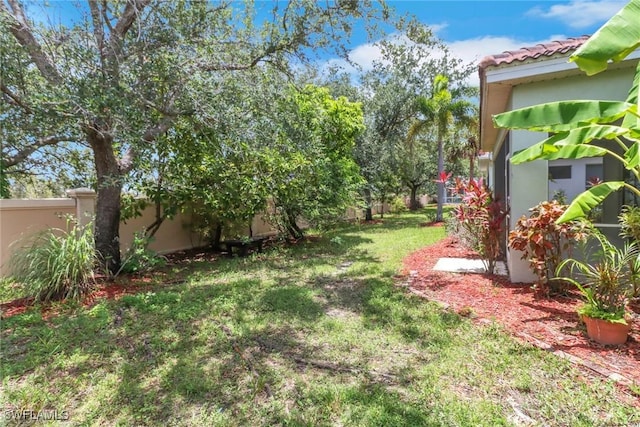 8677 Pegasus Dr, Lehigh Acres, FL 33971 - view of fenced backyard