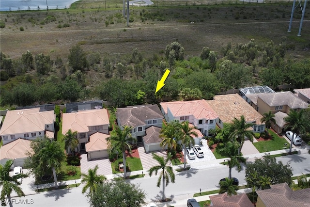 8677 Pegasus Dr, Lehigh Acres, FL 33971 - aerial perspective of suburban area