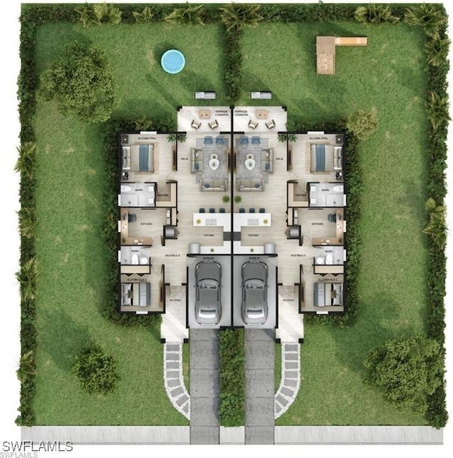 918 Eisenhower Blvd, Lehigh Acres, FL 33974 - view of floor plan / room layout