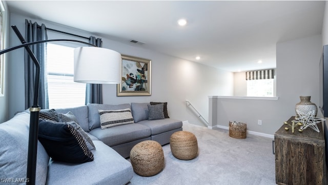 17573 Monte Isola Way N, Fort Myers, FL 33917 - living area with carpet and recessed lighting