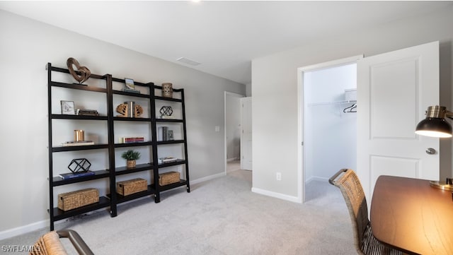 17573 Monte Isola Way N, Fort Myers, FL 33917 - home office featuring light colored carpet and baseboards