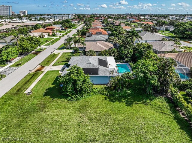 211 W Flamingo Cir, Marco Island, FL 34145 - aerial view of residential area featuring a pool area