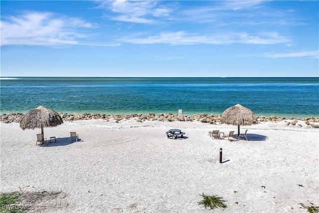 1080 S Collier Blvd Unit 305, Marco Island, FL 34145 - water view featuring local beach