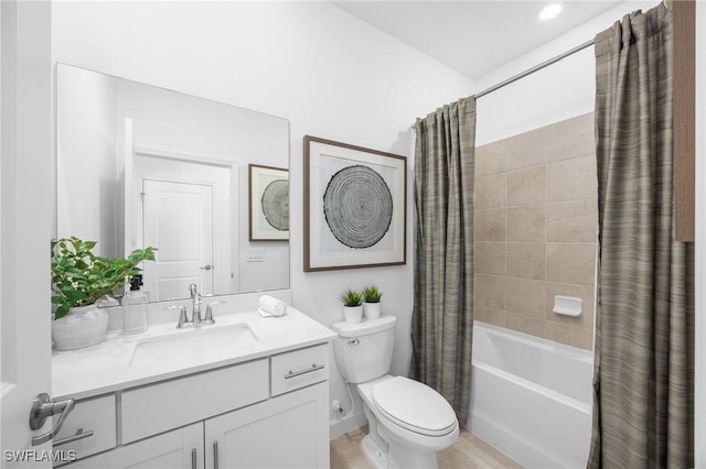17752 Saddleback Loop, North Fort Myers, FL 33917 - full bath with vanity and shower / bathtub combination with curtain