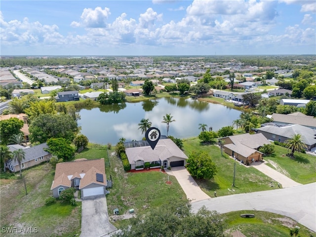 17139 Knight Dr, Fort Myers, FL 33967 - aerial view of residential area featuring a nearby body of water