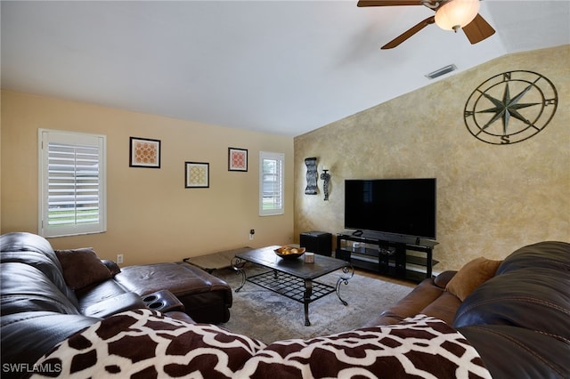 17139 Knight Dr, Fort Myers, FL 33967 - living area with a ceiling fan