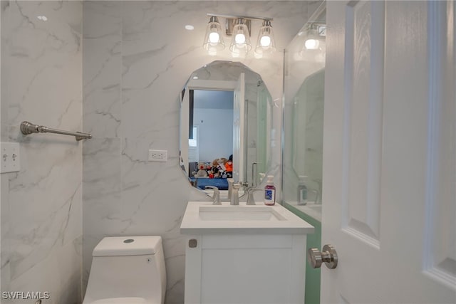14539 Riverside Dr, Fort Myers, FL 33905 - bathroom featuring vanity and toilet