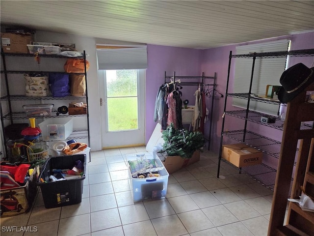view of storage