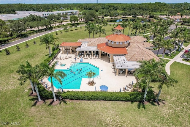 15139 Ligustrum Ln, Alva, FL 33920 - view of subject property with a pool area