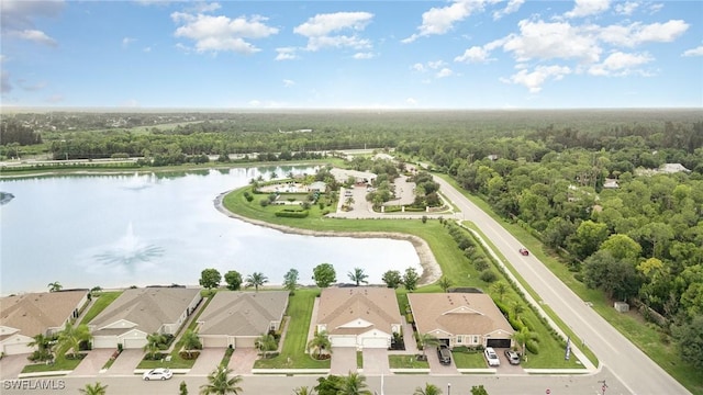 20095 Fiddlewood Ave, North Fort Myers, FL 33917 - aerial view of residential area with a heavily wooded area and a large body of water