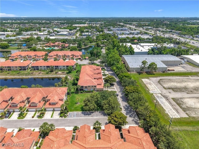 14031 W Hyde Park Dr Unit 201, Fort Myers, FL 33912 - aerial perspective of suburban area featuring a large body of water