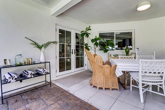 701 Harbour Dr, Naples, FL 34103 - view of patio / terrace with french doors and outdoor dining space