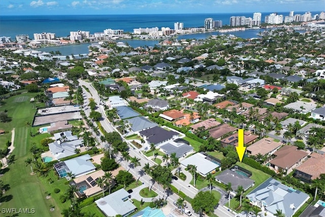 701 Harbour Dr, Naples, FL 34103 - aerial view of property's location featuring nearby suburban area