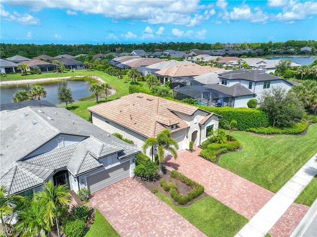 6787 Winding Cypress Dr, Naples, FL 34114 - aerial view of residential area featuring a nearby body of water