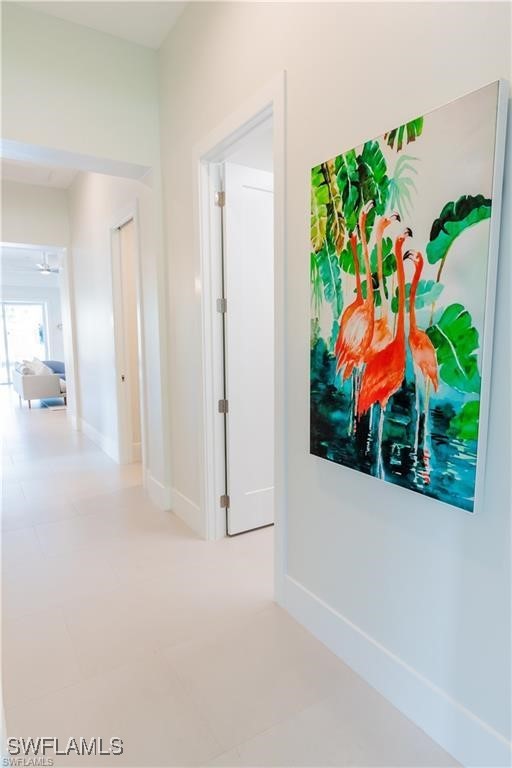 756 108th Ave N, Naples, FL 34108 - hallway with baseboards